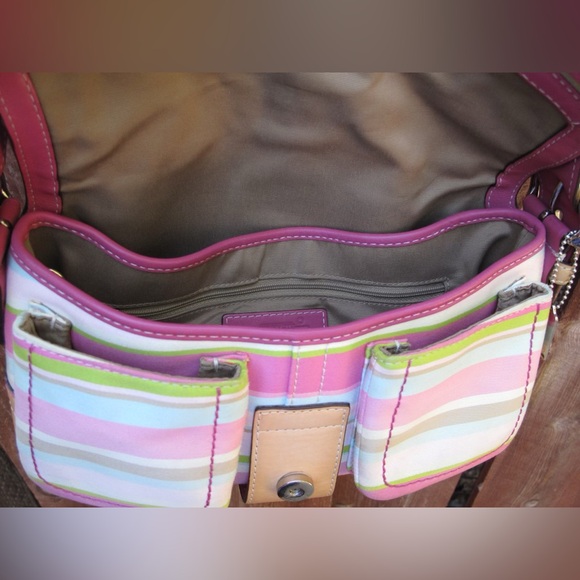 Coach multicolored shoulder bag - Picture 4 of 7